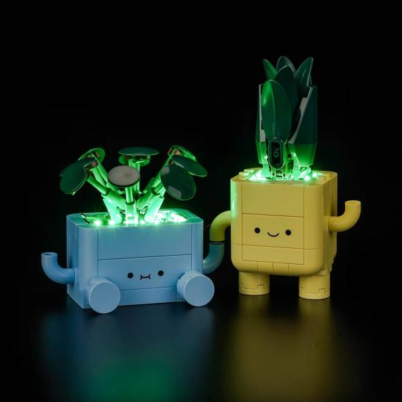 BrickBling lyssæt til: Botanicals 10349 Glade planter