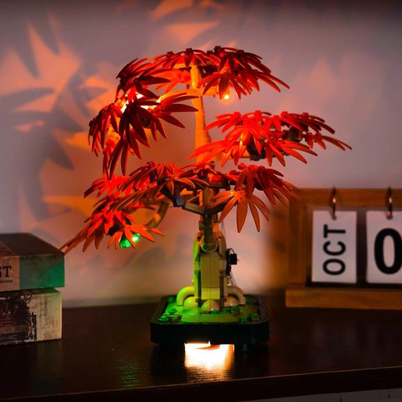 BrickBling lyssæt til: Botanicals 10348 Bonsaitræ Japansk løn