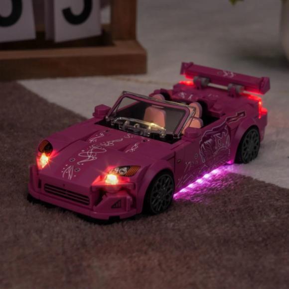 BrickBling lyssæt til: Speed Champions 77241 2 Fast 2 Furious Honda S2000
