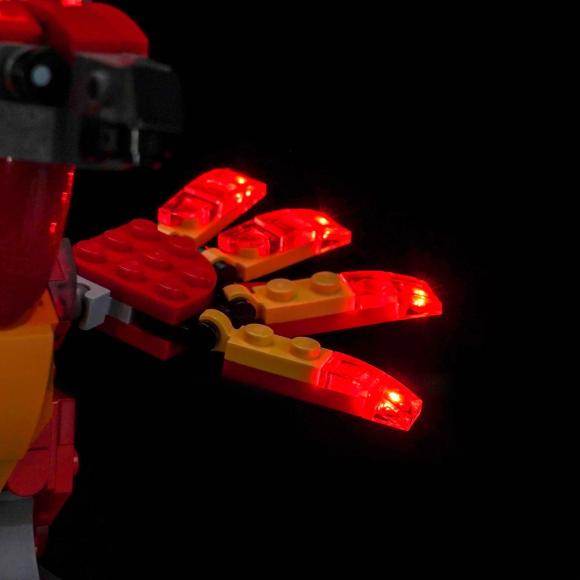 BrickBling lyssæt til: Harry Potter™ 76448 Fawkes™: Dumbledores føniks