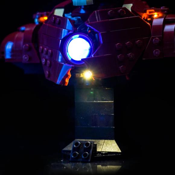 BrickBling lyssæt til: Marvel 76327 Iron Man MK4-buste