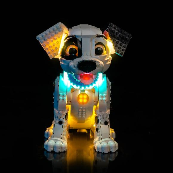 BrickBling lyssæt til: Disney 43269 Hvalp fra 101 dalmatinere