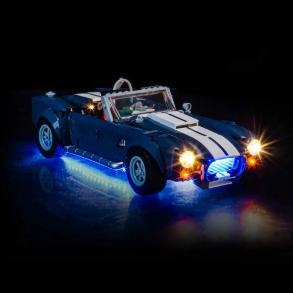BrickBling lyssæt til: Icons 10357 Shelby Cobra 427 S/C