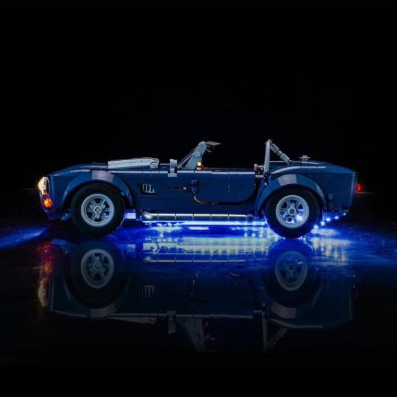 BrickBling lyssæt til: Icons 10357 Shelby Cobra 427 S/C