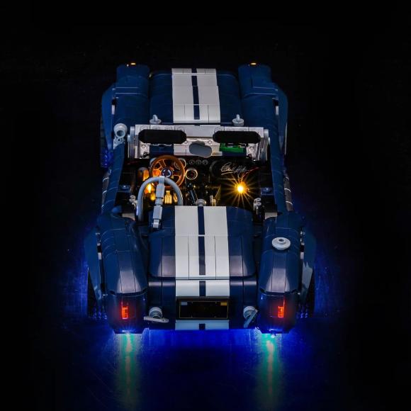 BrickBling lyssæt til: Icons 10357 Shelby Cobra 427 S/C