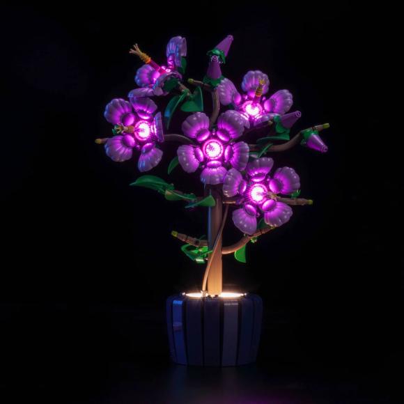 BrickBling lyssæt til: Botanicals 10372 Hibiscus