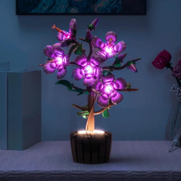 BrickBling lyssæt til: Botanicals 10372 Hibiscus