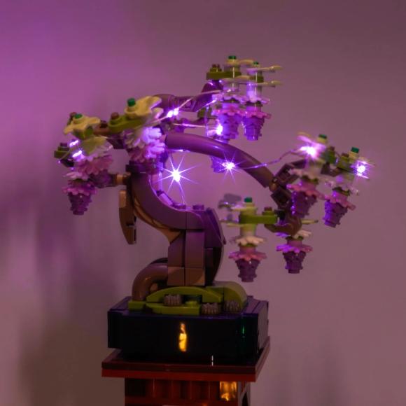 BrickBling lyssæt til: Botanicals 10373 Mini-bonsaitræer