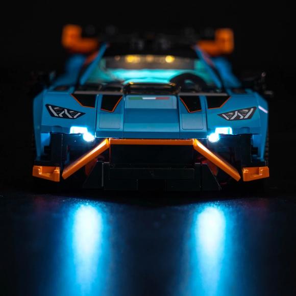 BrickBling LEGO Speed Champions 77238 Huracan STO set forfra zoomet ind