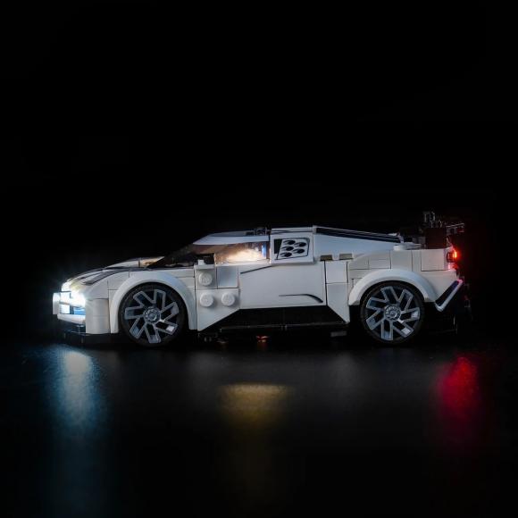 BrickBling lyssæt til: Speed Champions 77240 Bugatti Centodieci-hypersportsvogn