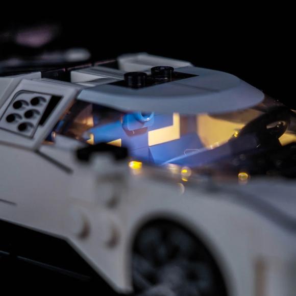 BrickBling lyssæt til: Speed Champions 77240 Bugatti Centodieci-hypersportsvogn