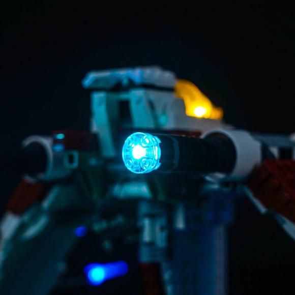 BrickBling lyssæt til: Star Wars™ 75432 V-19 Torrent-stjernejager