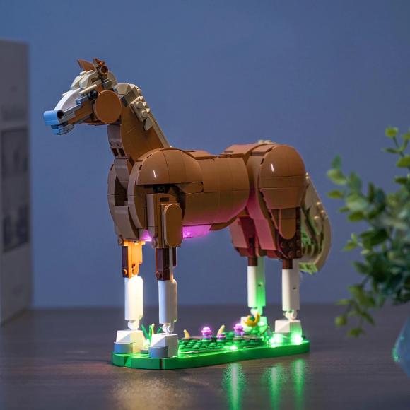 BrickBling lyssæt til: Creator 31166 Smuk hest