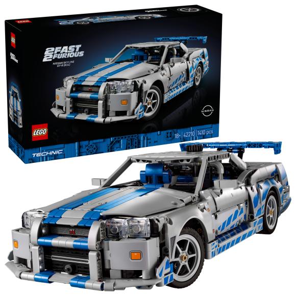 LEGO Technic 42210 2 Fast 2 Furious Nissan Skyline GT-R (R34)-bil