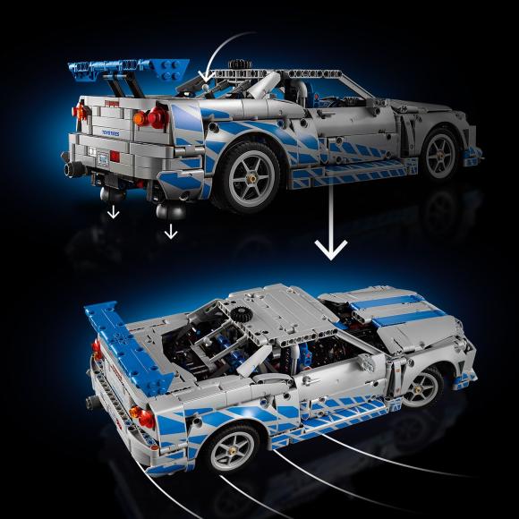 LEGO Technic 42210 2 Fast 2 Furious Nissan Skyline GT-R (R34)-bil