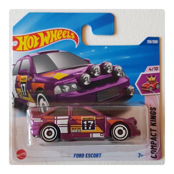 Ford Escort Lilla i Hot Wheels pakke set forfra