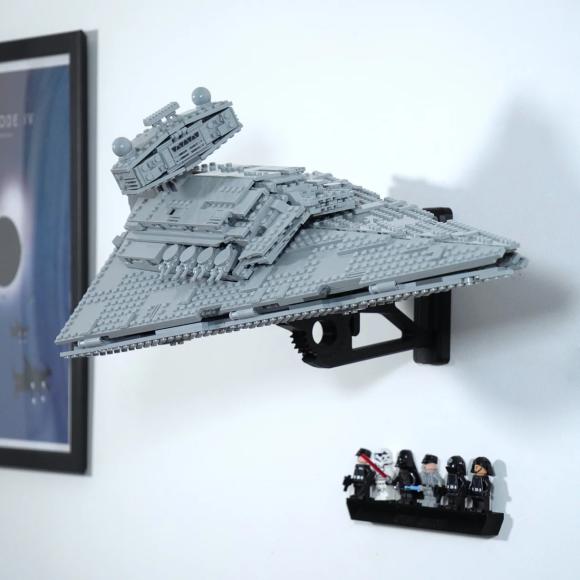 Vægophæng Star Wars 75055 / 75394 Star Destroyer (sort) 