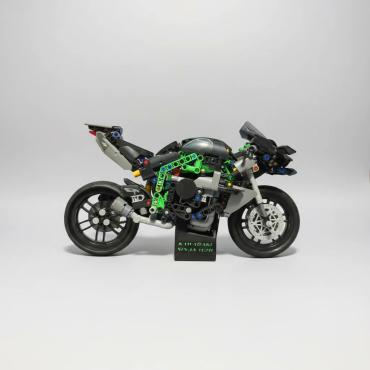 Vægophæng Technic 42170 Kawasaki Ninja H2R-motorcykel (sort) 