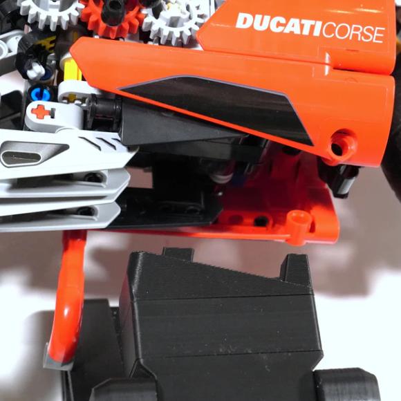 Vægophæng Technic 42107 Ducati Panigale V4 R (sort) 