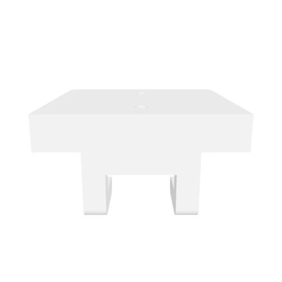 Ophæng set nedefra i hvid der bruges til at hænge lego technic 42056 porsche 911