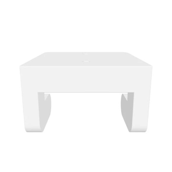 Animeret ophæng set fra bunden til lego ferrari daytona sp3 i hvid