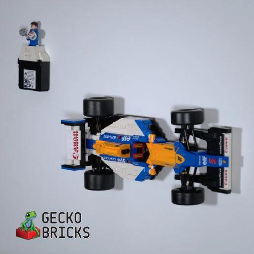 Ophængt LEGO Icons 10353 Williams Racing FW14B vandret flad