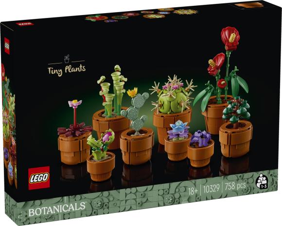 LEGO Botanicals 10329 Små planter æske set forfra
