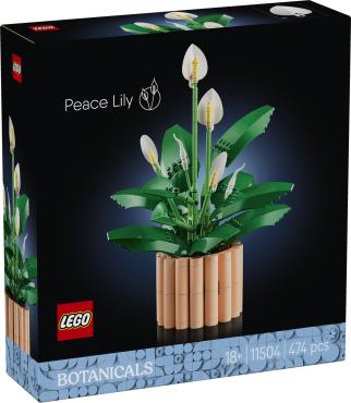 LEGO Botanicals 11504 Fredslilje æske set forfra