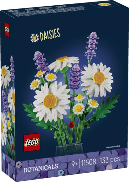 LEGO 11508 Margueritter æske set forfra