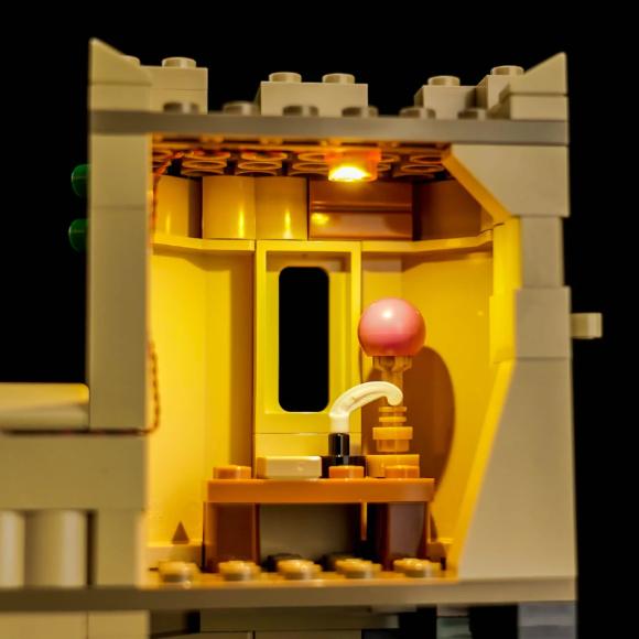 Oplyst Harry Potter 76447 Hogwarts™-slottet: Flyvelektioner med BrickBling run i huset