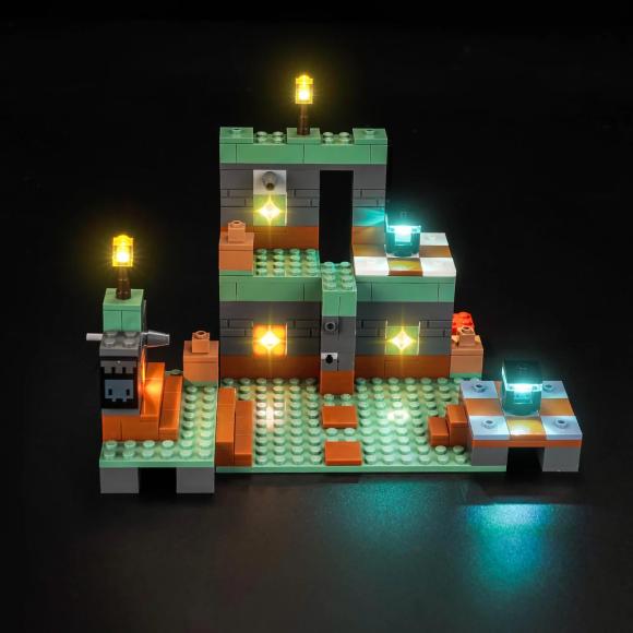 BrickBling lyssæt til: Minecraft 21271 Prøvelseskammer