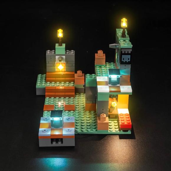 BrickBling lyssæt til: Minecraft 21271 Prøvelseskammer