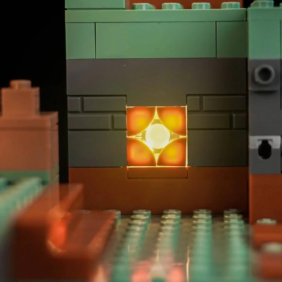 BrickBling lyssæt til: Minecraft 21271 Prøvelseskammer