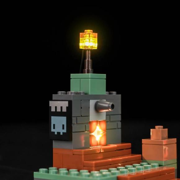 BrickBling lyssæt til: Minecraft 21271 Prøvelseskammer