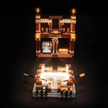 BrickBling lyssæt til: Minecraft 21272 Skovpalæets kampring