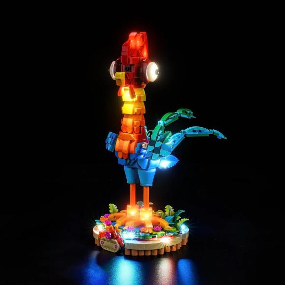 BrickBling lyssæt til: Disney 43272 Heihei