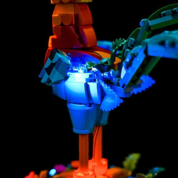 BrickBling lyssæt til: Disney 43272 Heihei