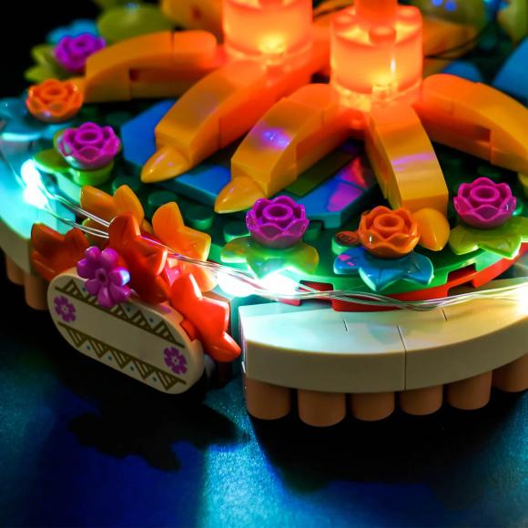 BrickBling lyssæt til: Disney 43272 Heihei