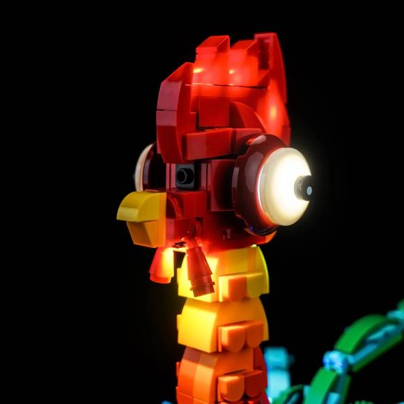 BrickBling lyssæt til: Disney 43272 Heihei