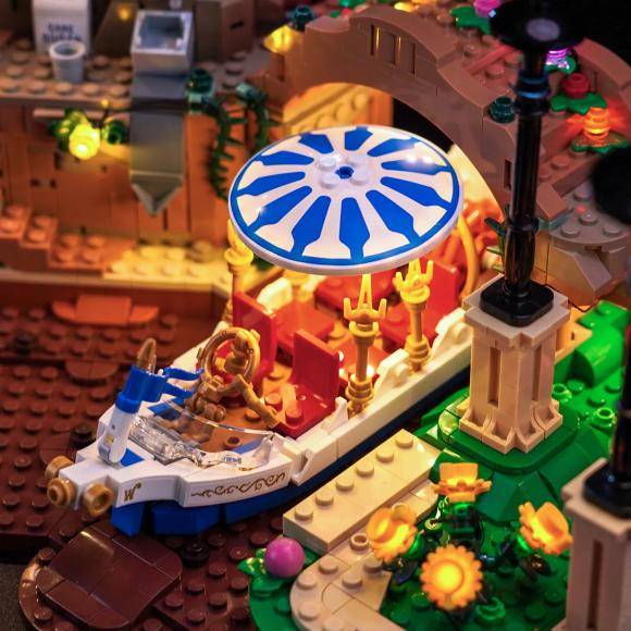 BrickBling lyssæt til: Ideas 21360 Willy Wonka og chokoladefabrikken