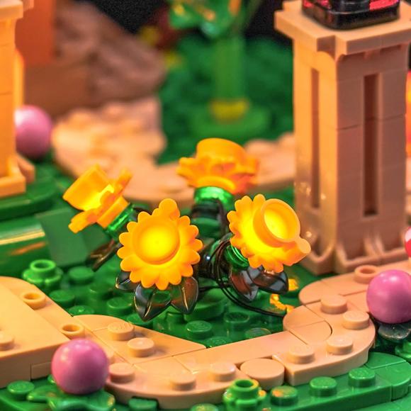 BrickBling lyssæt til: Ideas 21360 Willy Wonka og chokoladefabrikken