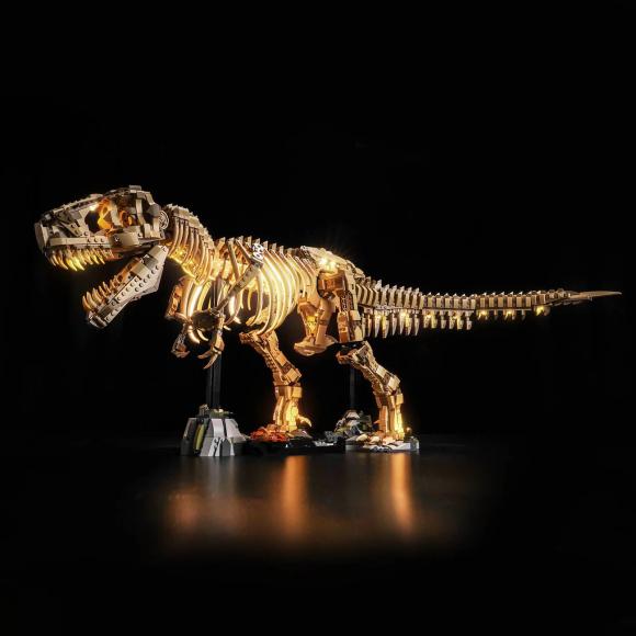 BrickBling lyssæt til: Jurassic World 76968 Dinosaurfossiler: Tyrannosaurus rex