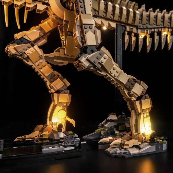BrickBling lyssæt til: Jurassic World 76968 Dinosaurfossiler: Tyrannosaurus rex