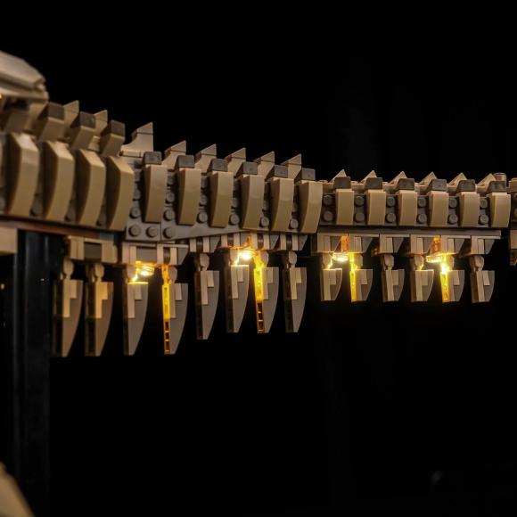 BrickBling lyssæt til: Jurassic World 76968 Dinosaurfossiler: Tyrannosaurus rex