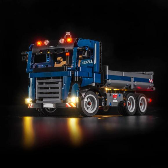 BrickBling lyssæt til: Technic 42203 Lastbil med tip