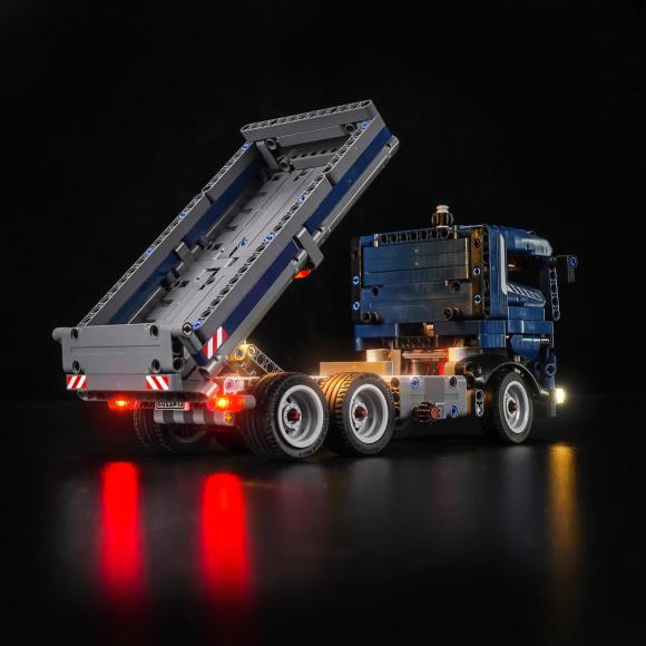 BrickBling lyssæt til: Technic 42203 Lastbil med tip