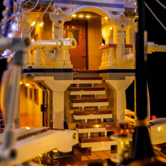 BrickBling lyssæt til: Ideas 21356 Floddamper