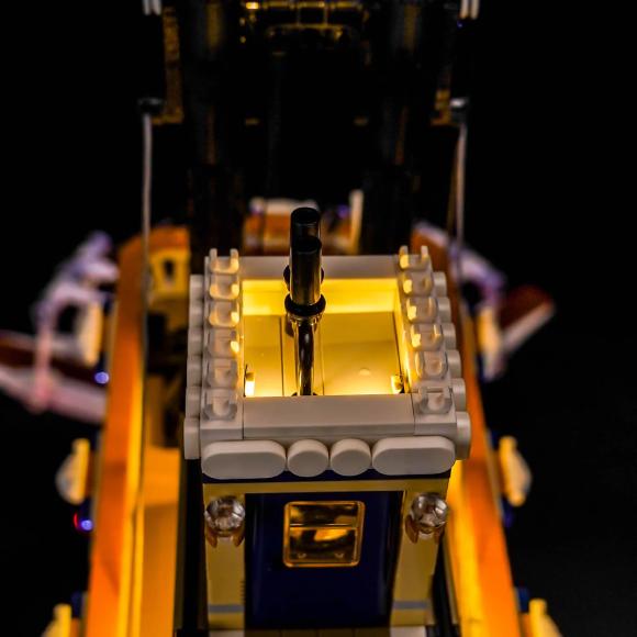 BrickBling lyssæt til: Ideas 21356 Floddamper