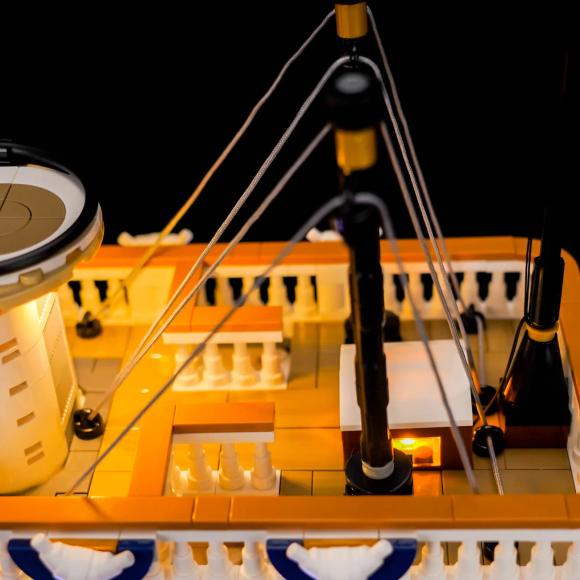 BrickBling lyssæt til: Ideas 21356 Floddamper