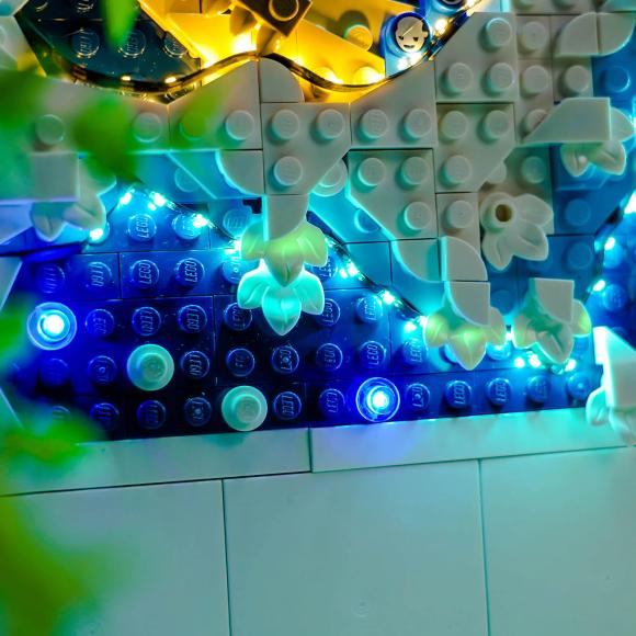 BrickBling lyssæt til: Art 31208 Hokusai – Den store bølge